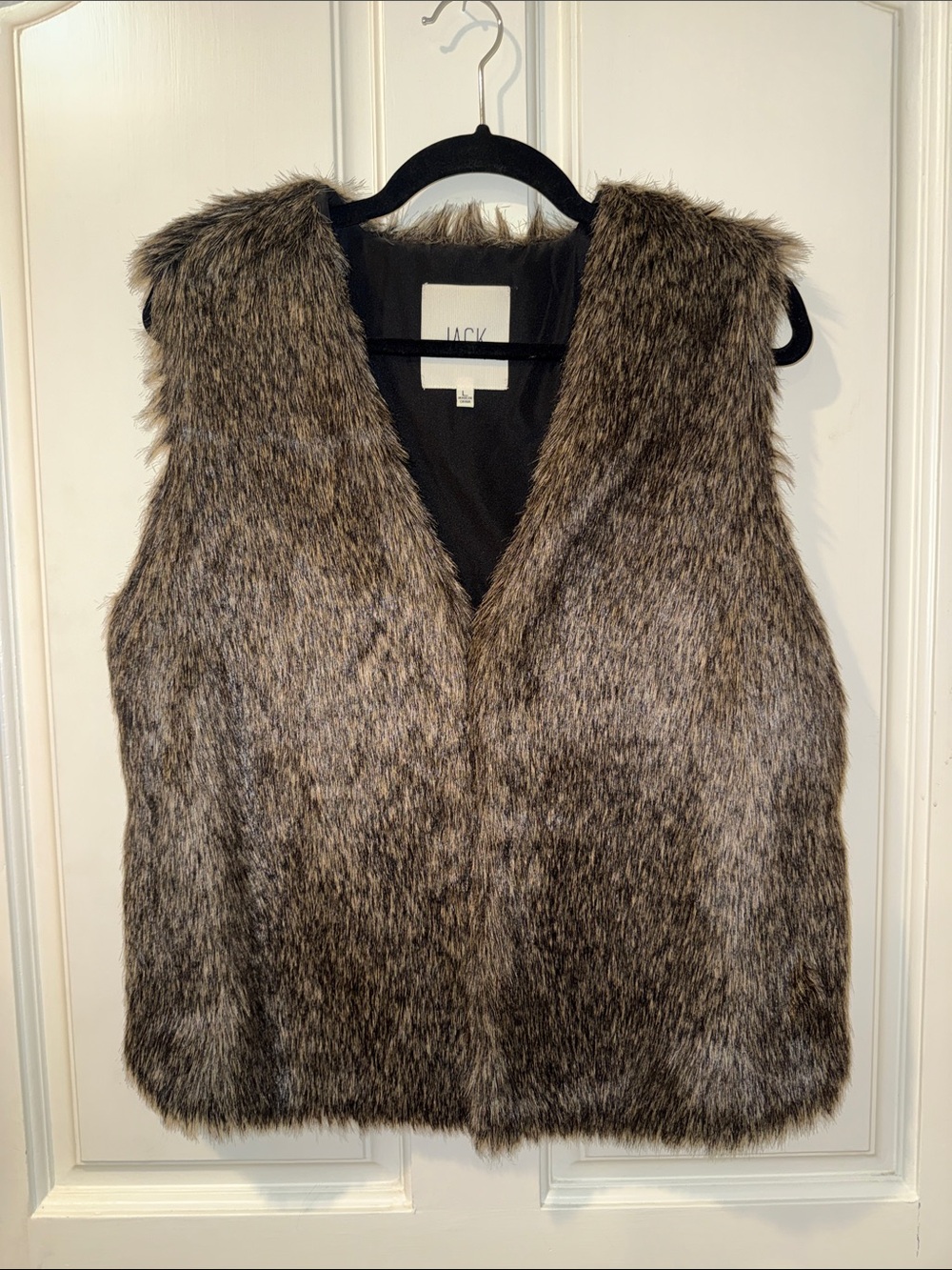 Jack by BB Dakota Faux Fur Vest in Brown